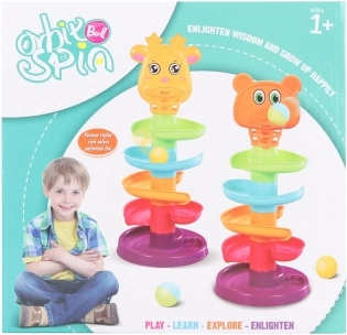 Rampe à billes girafe pour tout-petits