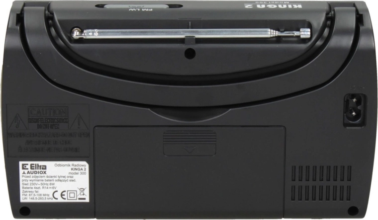 Réception FM/LW avec antenne télescopique