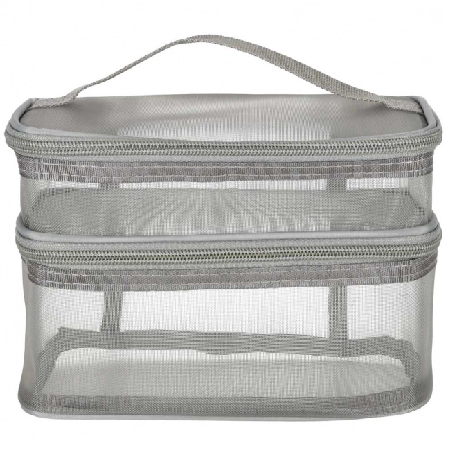 Trousse de toilette de voyage grise
