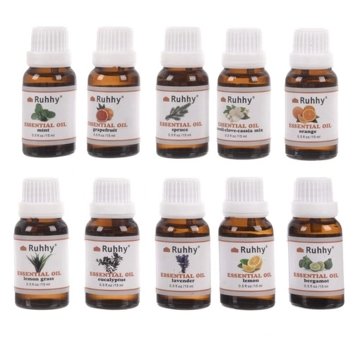Huile essentielle - ensemble de 10 pièces. 15ml Ruhhy 21938