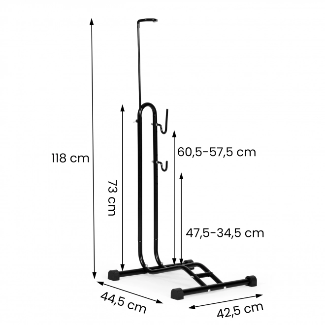 Support vélo 3en1 support noir pour vélo
