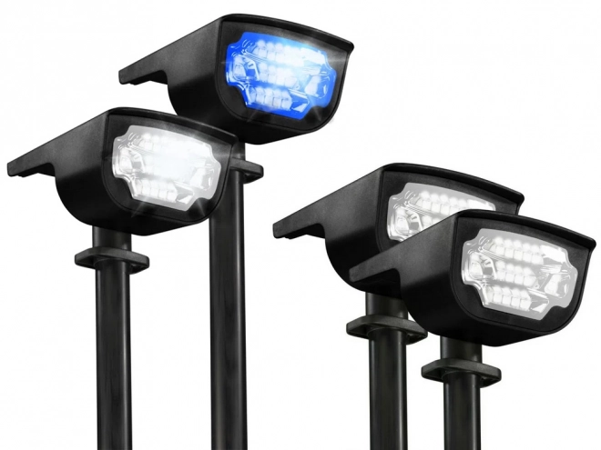 Lanterne de jardin solaire avec éclairage LED coloré