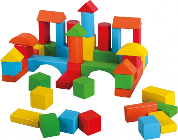 Jeu de construction en bois Detoa, 50 pièces