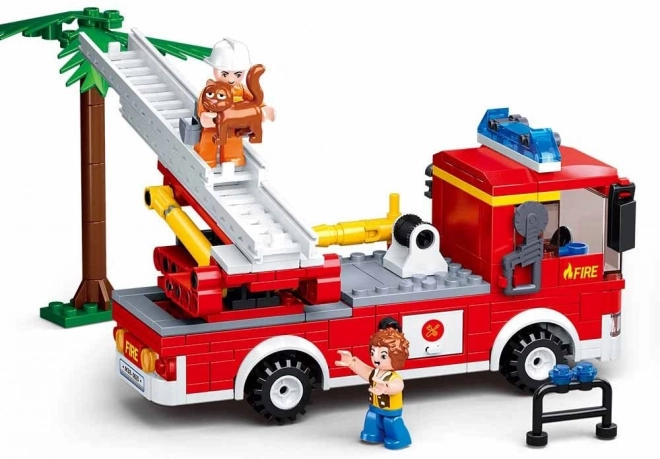 Sluban Pompiers M38-B0625 Camion de Pompier avec Échelle