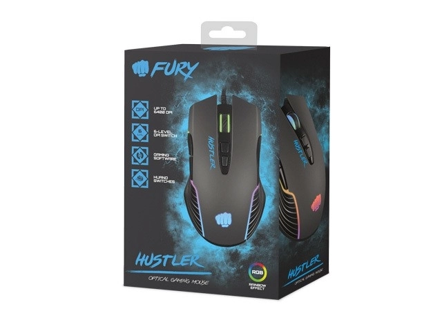 Souris de Jeu Hustler avec Éclairage RGB