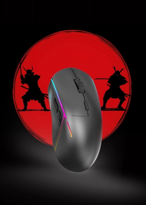 Souris de jeu Herní YMS 3500BK SAMURAJ, double connexion, batterie rechargeable
