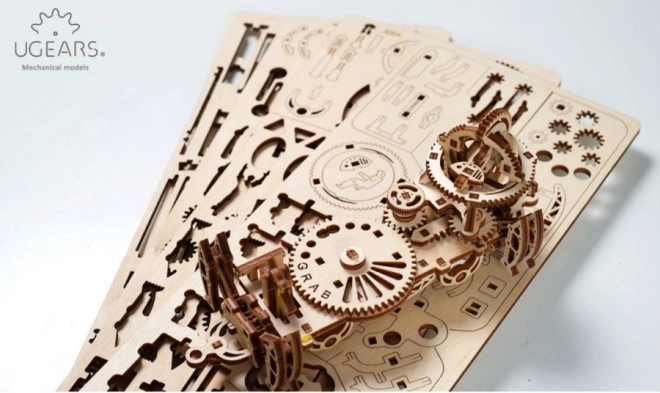 Puzzle mécanique en bois 3D - Gare de triage