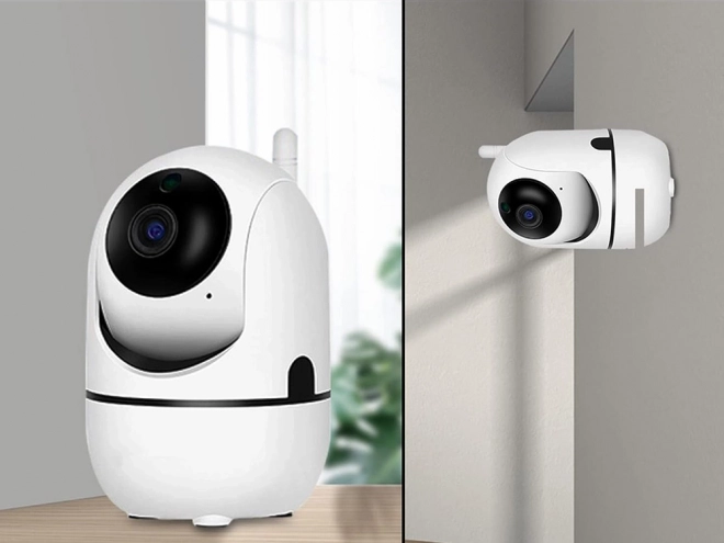 Caméra IP pour usage intérieur avec Wi-Fi et tête rotative