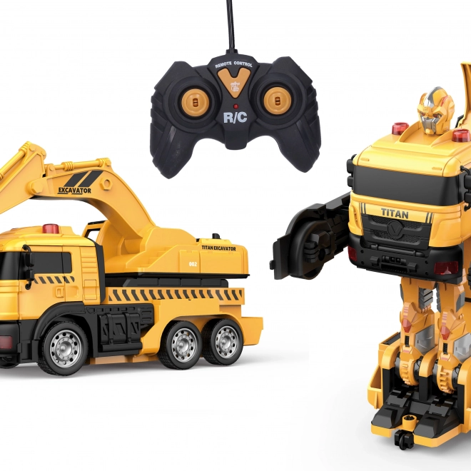 RC autorobot – pelleteuse transformable 29 cm