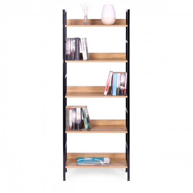 Bibliothèque moderne avec 5 étagères