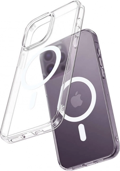 Coque magnétique transparente Mcdodo pour iPhone 15