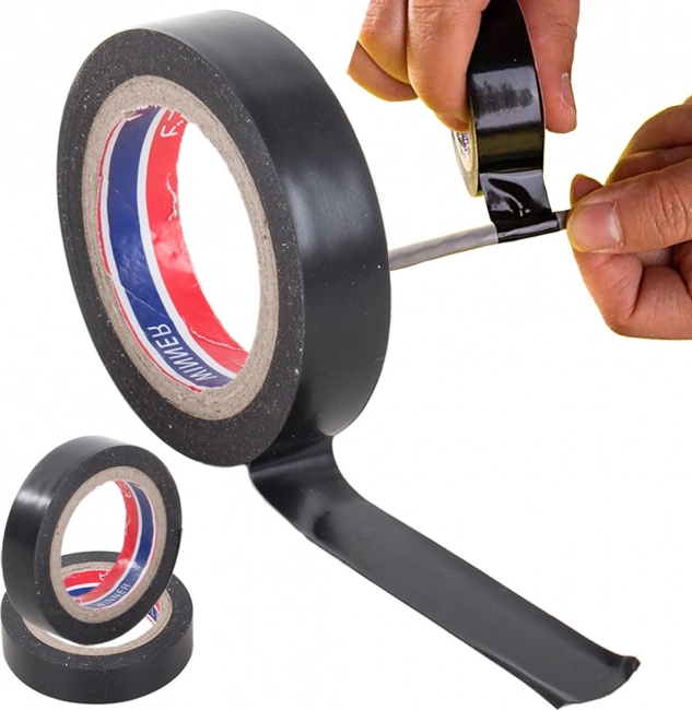 Ruban isolant PVC noir étanche 17 mm 18 m