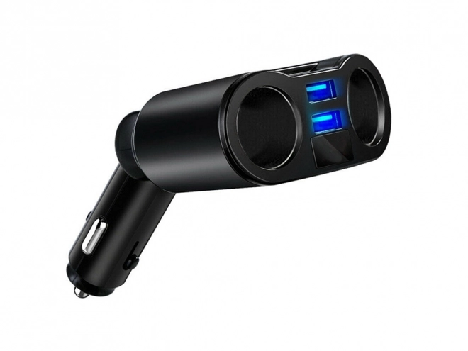 Prise allume-cigare avec répartiteur et chargeur USB
