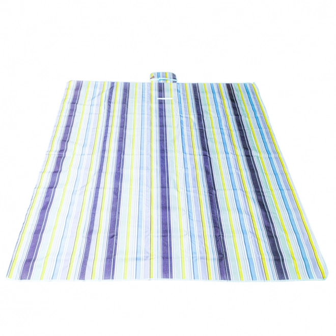 Couverture de pique-nique de plage 200x200cm bleue