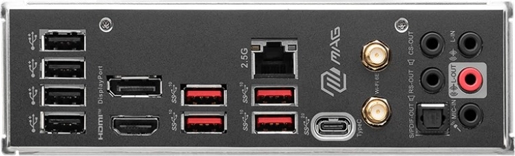 Connectivité premium : Wi‑Fi 6E, LAN 2,5G et I/O riche