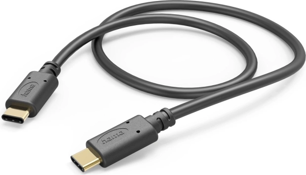 câble de charge usb‑c – usb‑c 1,5 m noir hama