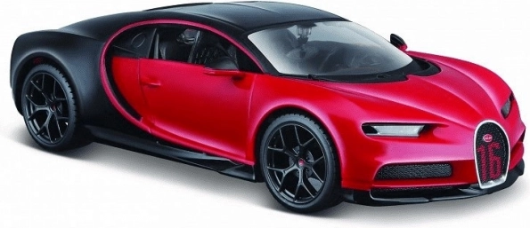 Modèle de voiture Bugatti Chiron Sport noir-rouge