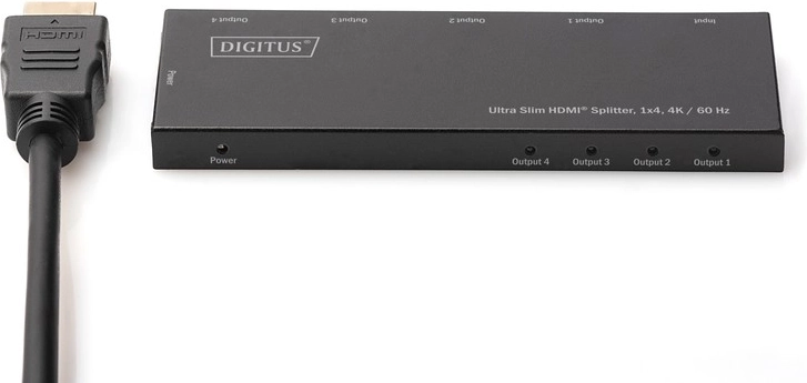 Répartition 1×4 avec mise en cascade jusqu’à 8 niveaux