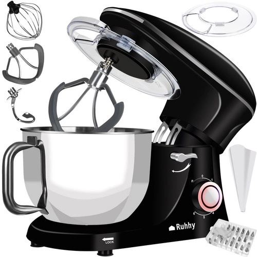 Ruhhy 16745 Robot de cuisine 6,2L+ 24 accessoires de pâtisserie 2200W