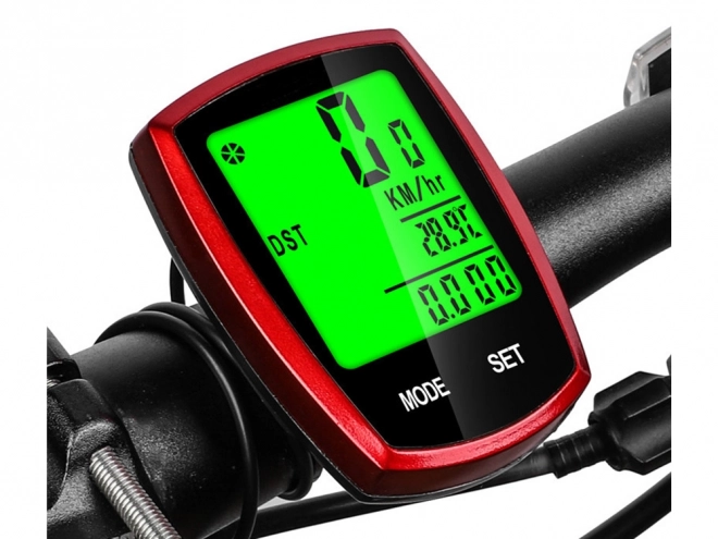 Compteur de vitesse sans fil et étanche avec écran LCD pour vélo
