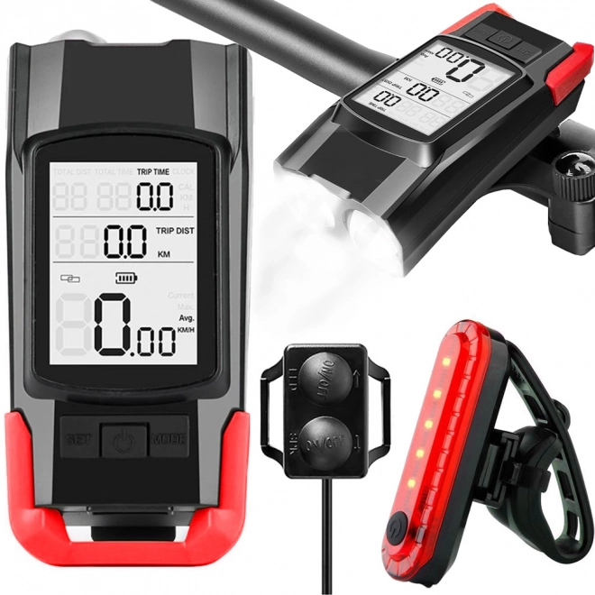 Lumière de sécurité pour vélo 3en1