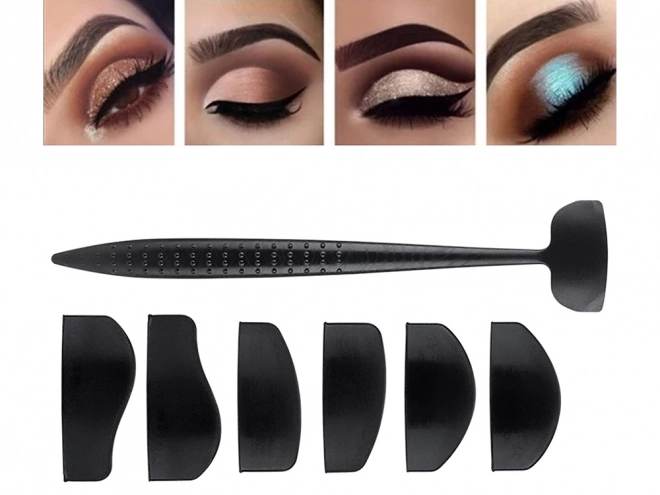Ensemble de pochoirs en silicone pour eyeliner