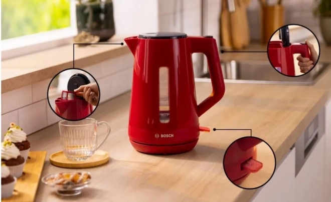 Bouilloire MyMoment 1,7l Rouge