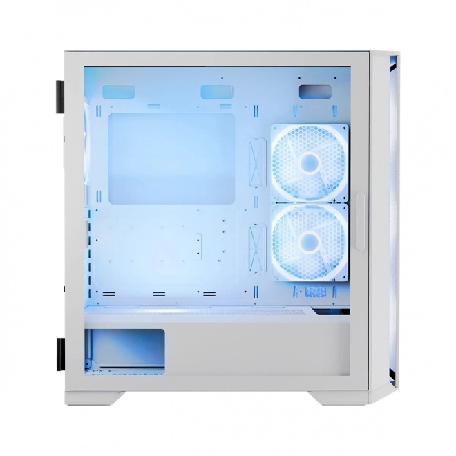 Boîtier d'ordinateur Horizon ARGB Flow Midi Blanc