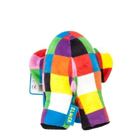 Jouet en peluche éléphant arc-en-ciel Elmer