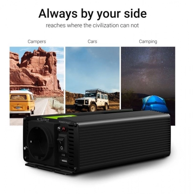 Convertisseur de tension portable Green Cell 12V en 230V 1000W/2000W