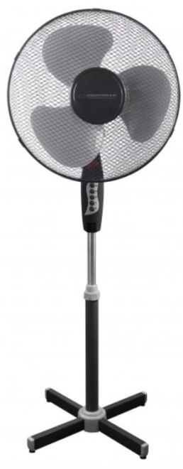 Ventilateur sur pied Hurricane noir-gris