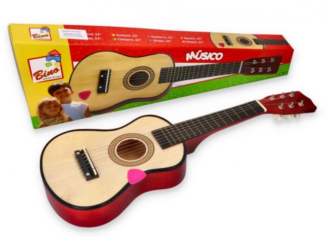 Guitare bois/métal 57cm en boîte