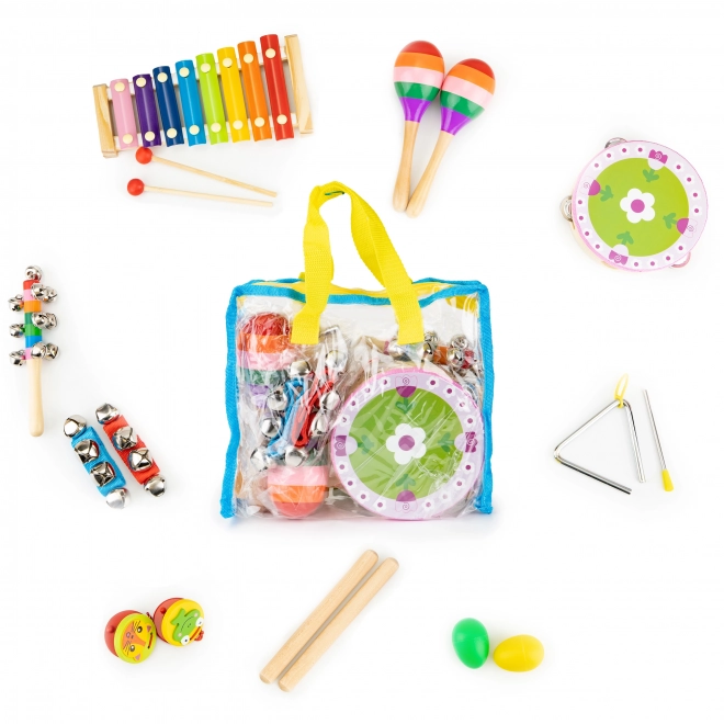 Ensemble musical 14 instruments + sac Ecotoys