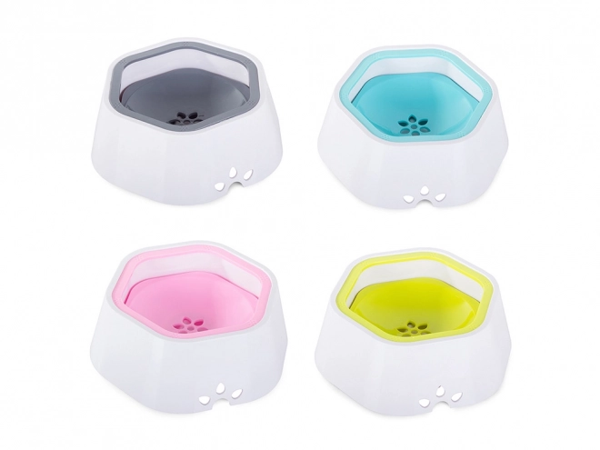 Bol d'eau avec disque flottant pour chiens et chats 1l