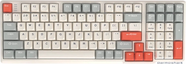 Clavier gaming Darmoshark K7 Pro blanc