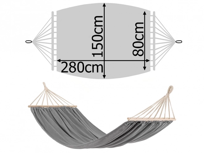 Hamac de jardin XXL avec couverture solide