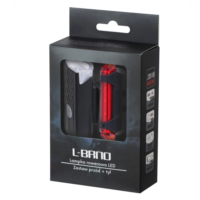 Ensemble de lumières LED pour cyclistes USB