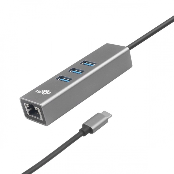 Adaptateur USB-C avec RJ45 + 3 ports USB-A - 1000 Mb/s