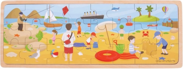 Puzzle en bois À la plage