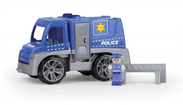 Voiture de police avec figurine