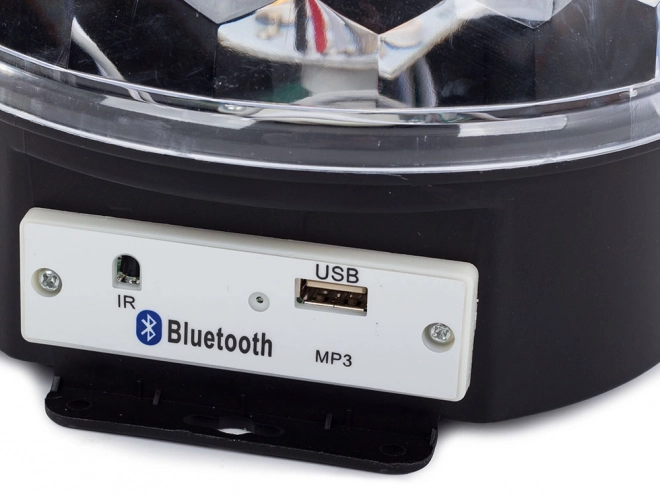 Boule disco LED USB MP3 projecteur avec Bluetooth et laser
