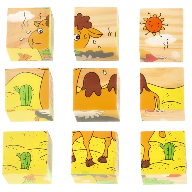 Puzzle en bois Safari 3D
