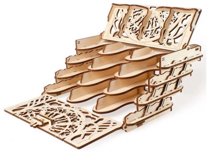Coffret de cartes de collection Ugears Puzzle mécanique en bois 3D