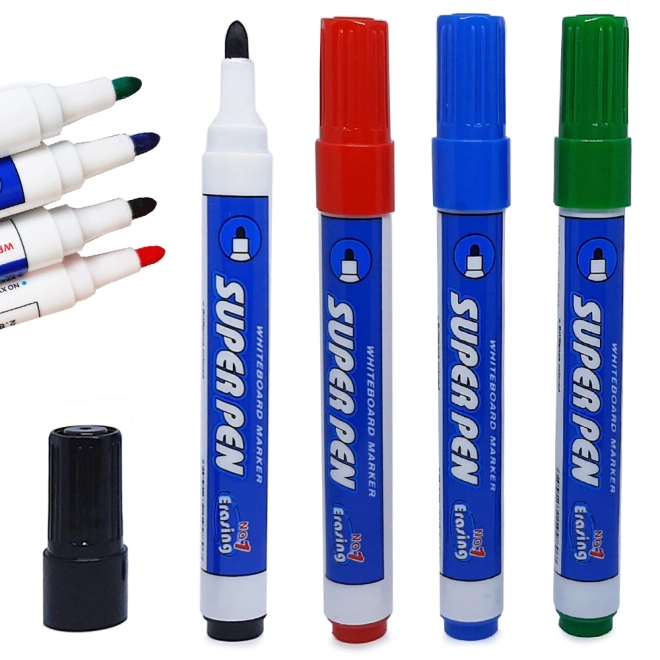 Marqueurs pour tableau blanc ensemble de 4 pièces
