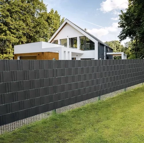 Bande de clôture 19cmx35m 630g/m2 anthracite 23703