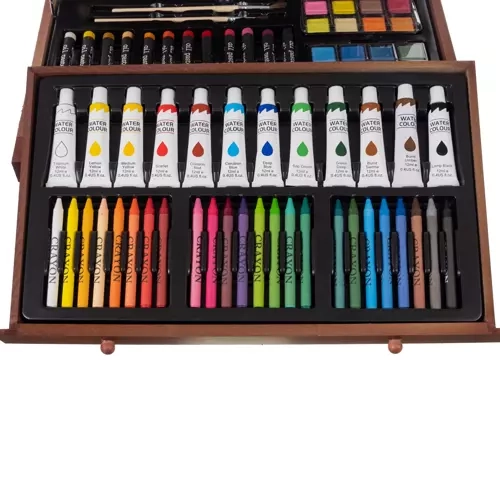 Ensemble de peinture dans une mallette - 128 pièces Maaleo 21644