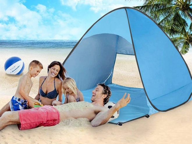 Tente de plage autoportante avec protection UV