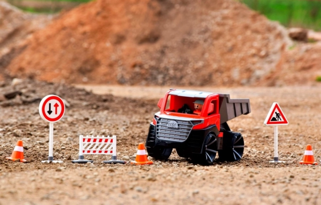 Auto Truxx 2 camion benne en plastique 26cm avec figurine 27x15x16cm 24m+