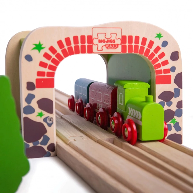 Bigjigs Rail Tunnel ferroviaire double