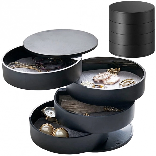 Organisateur de bijoux rond coulissant